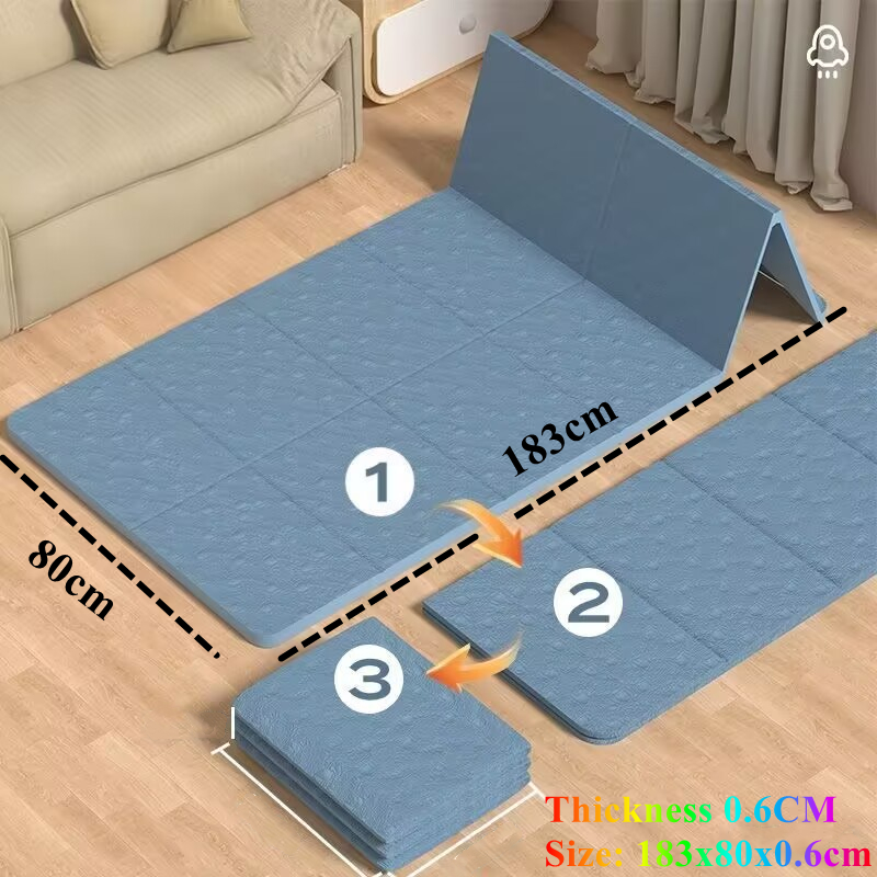 Pilates Yoga For Beginners - Matras Yoga 183x80x0.6cm untuk Kebugaran Rumah,