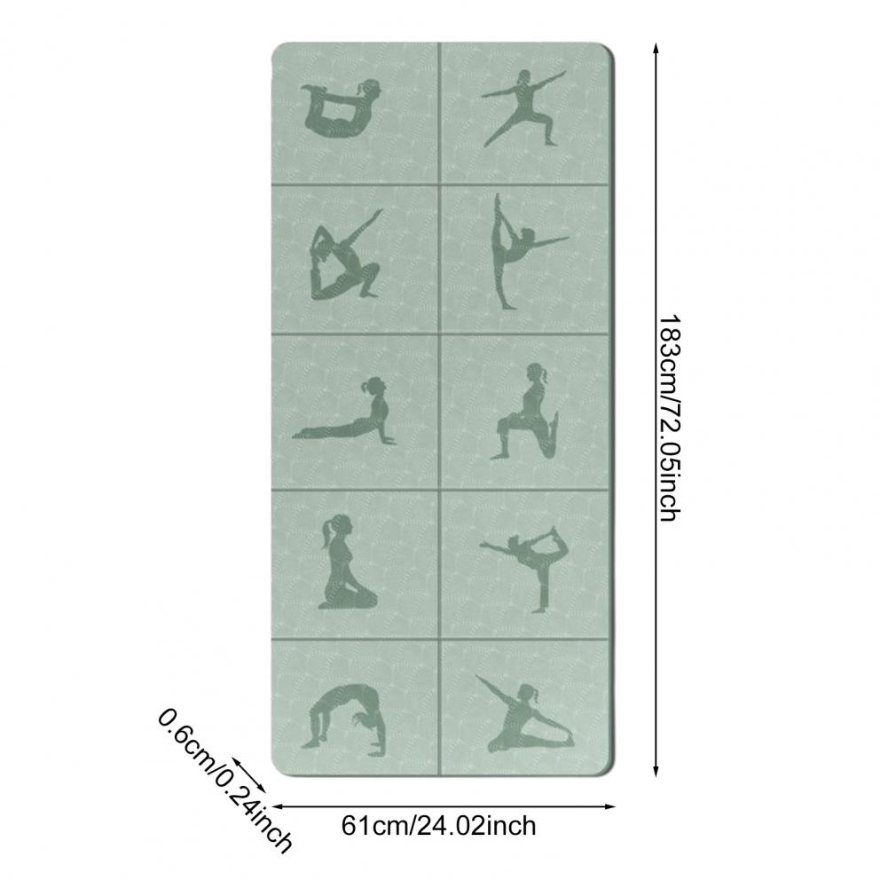 Pilates Yoga For Beginners - Matras Yoga Lipat Ekstra Portabel untuk