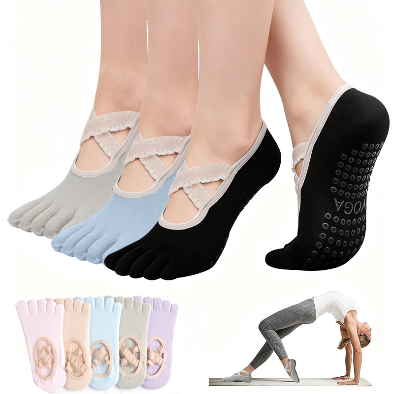 Pilates And Yoga Studio - Kaus Kaki Pilates Anti Selip Wanita
