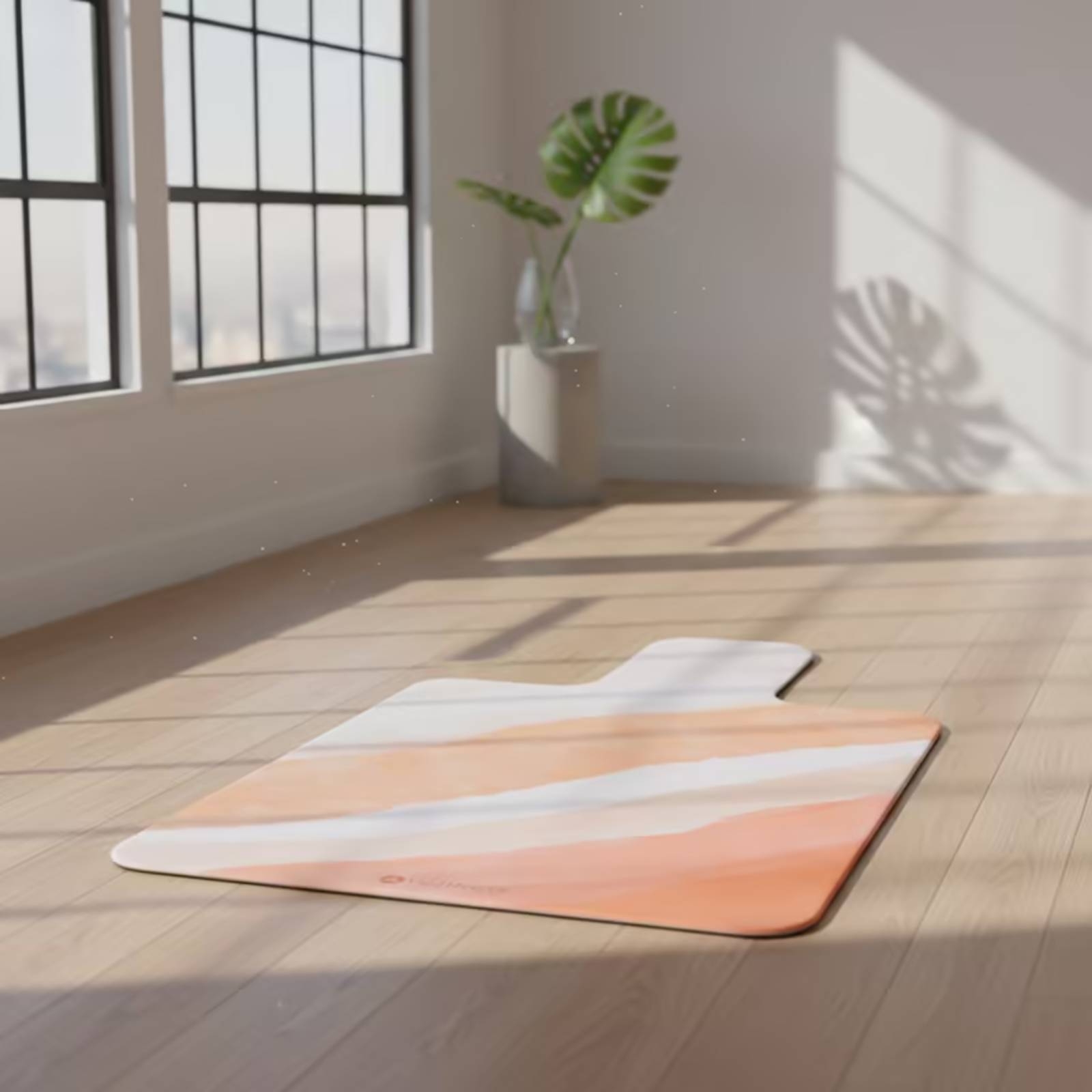 Pilates & Yoga Vertebrasana - Matras Olahraga Suede Pilates Anti Selip