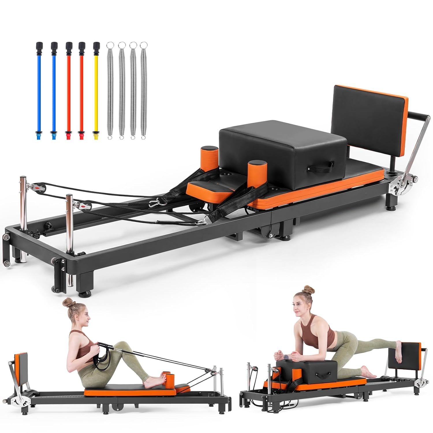 Pilates Reformer Spring - Pilates Reformer, Mesin Pilates Lipat dengan
