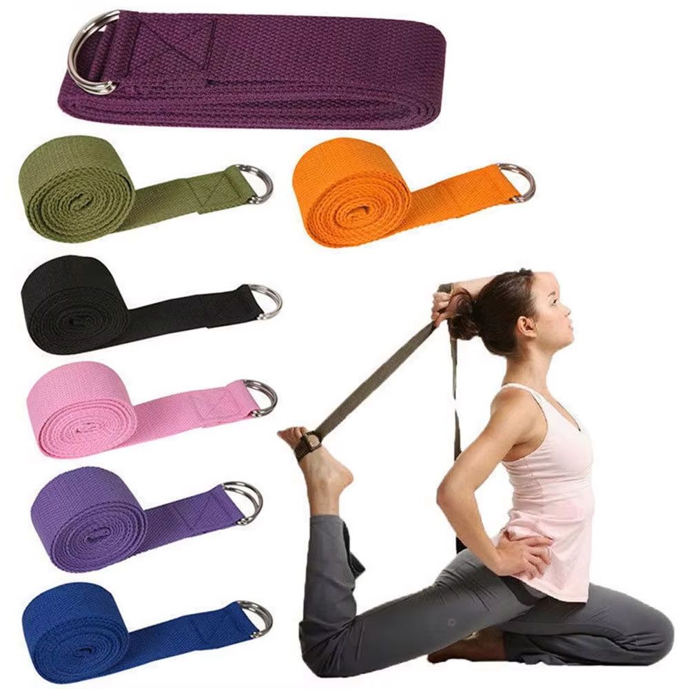 Pilates Yoga Circle - Tali Yoga Olahraga 180Cm Katun Tahan