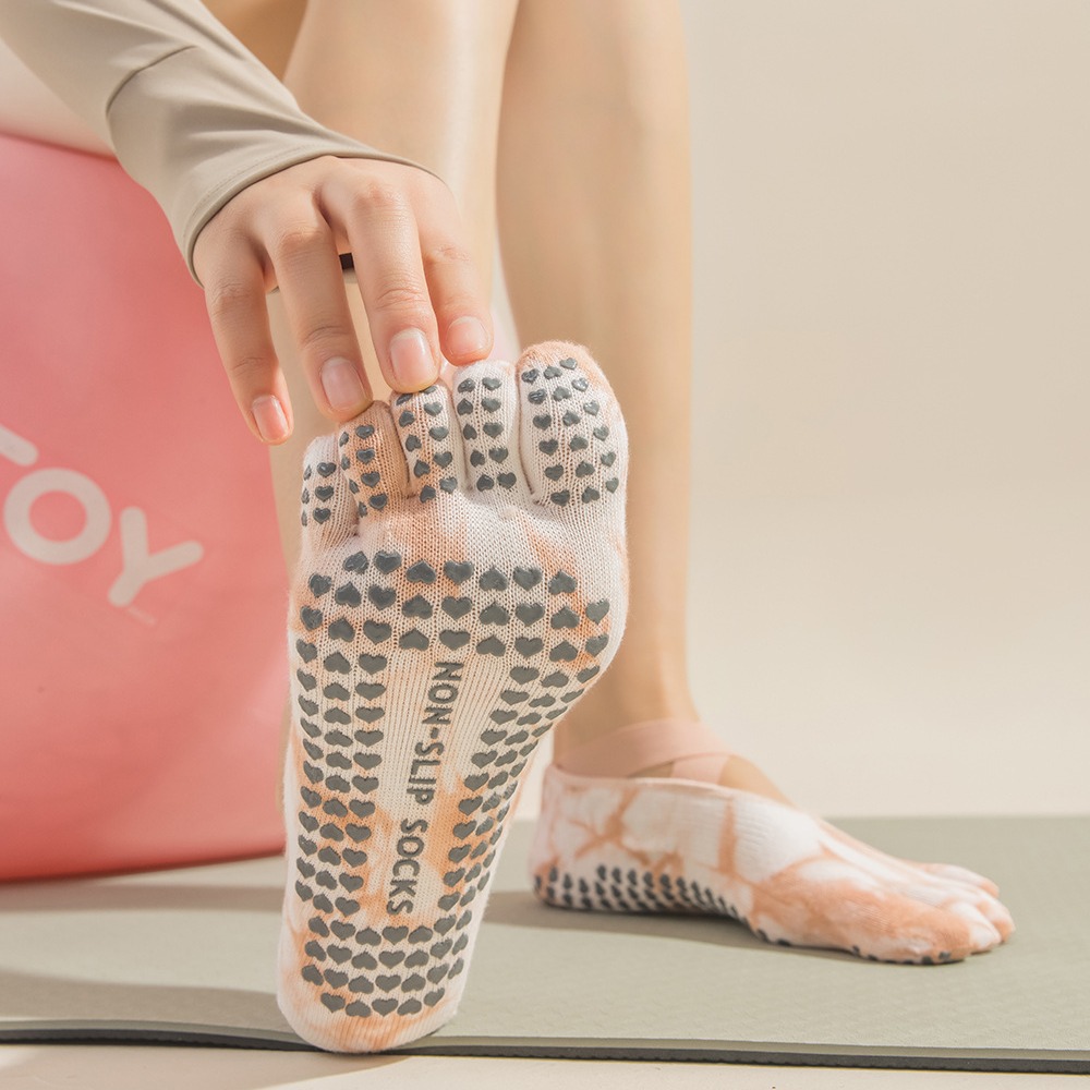 Kaos Kaki Wanita Tie-Dye denga - Pilates And Yoga Studio ulasan dan harga