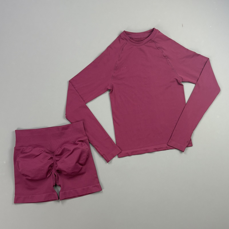 Set Olahraga Wanita 2 Potong,  - Pilates Yoga Wrap Top ulasan dan harga