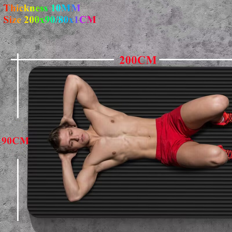 Matras Yoga Anti-selip Tebal 2 - Pilates Yoga For Beginners ulasan dan harga