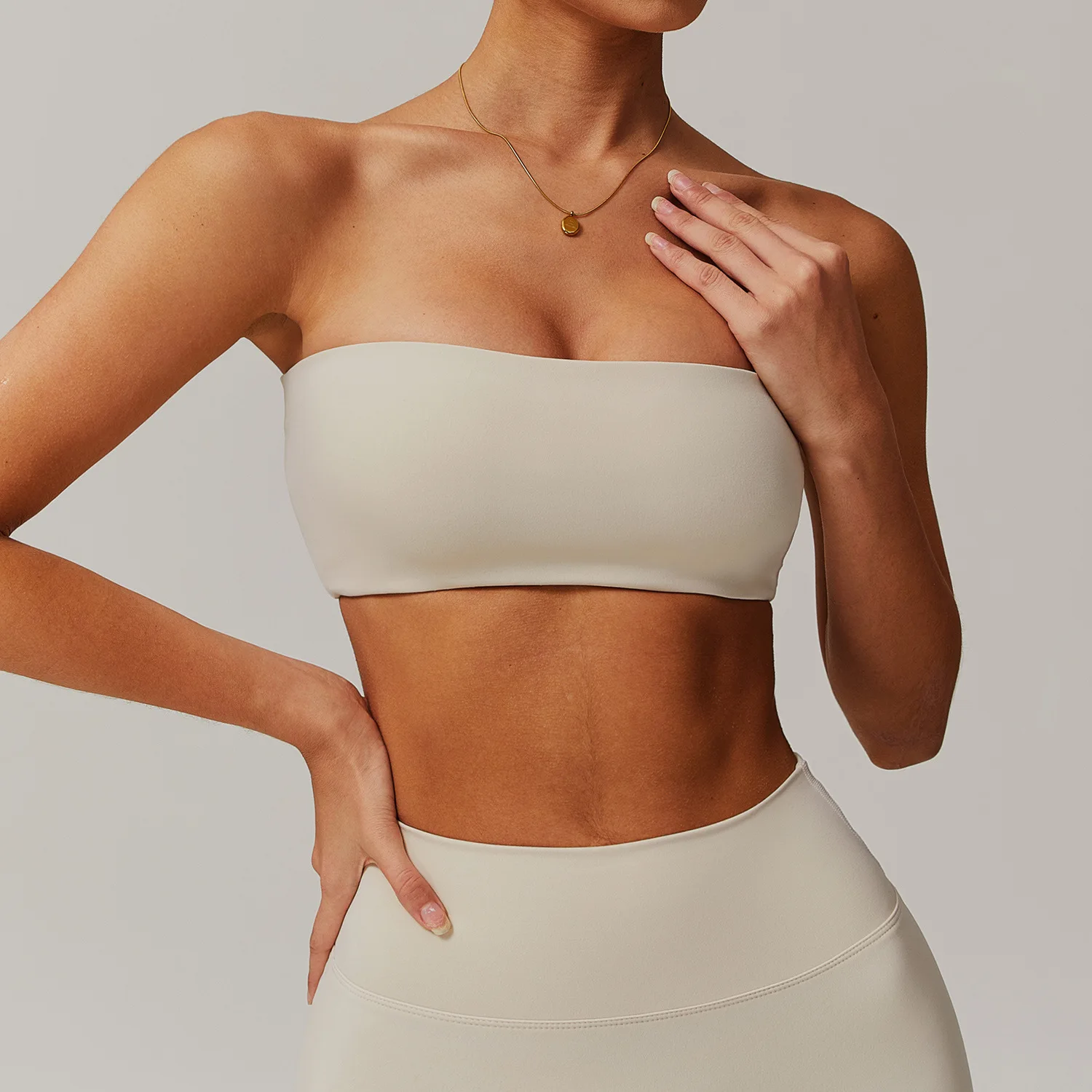 Bra olahraga tanpa tali, seaml - Pilates Yoga Wrap Top ulasan dan harga