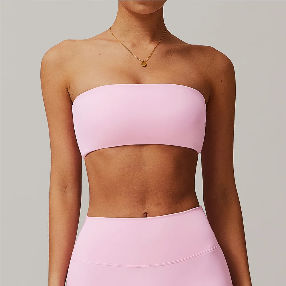 Bra olahraga tanpa tali, seaml - Pilates Yoga Wrap Top ulasan dan harga
