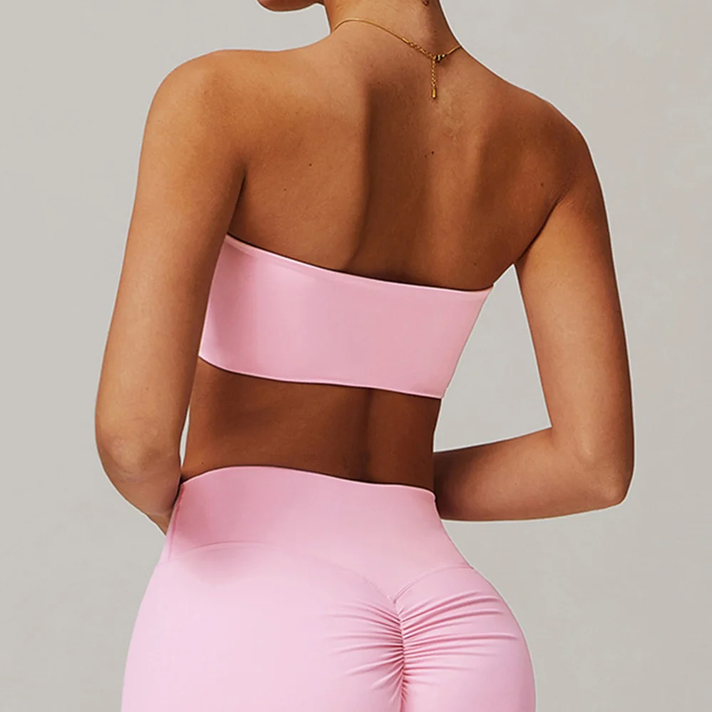 Bra olahraga tanpa tali, seaml - Pilates Yoga Wrap Top ulasan dan harga