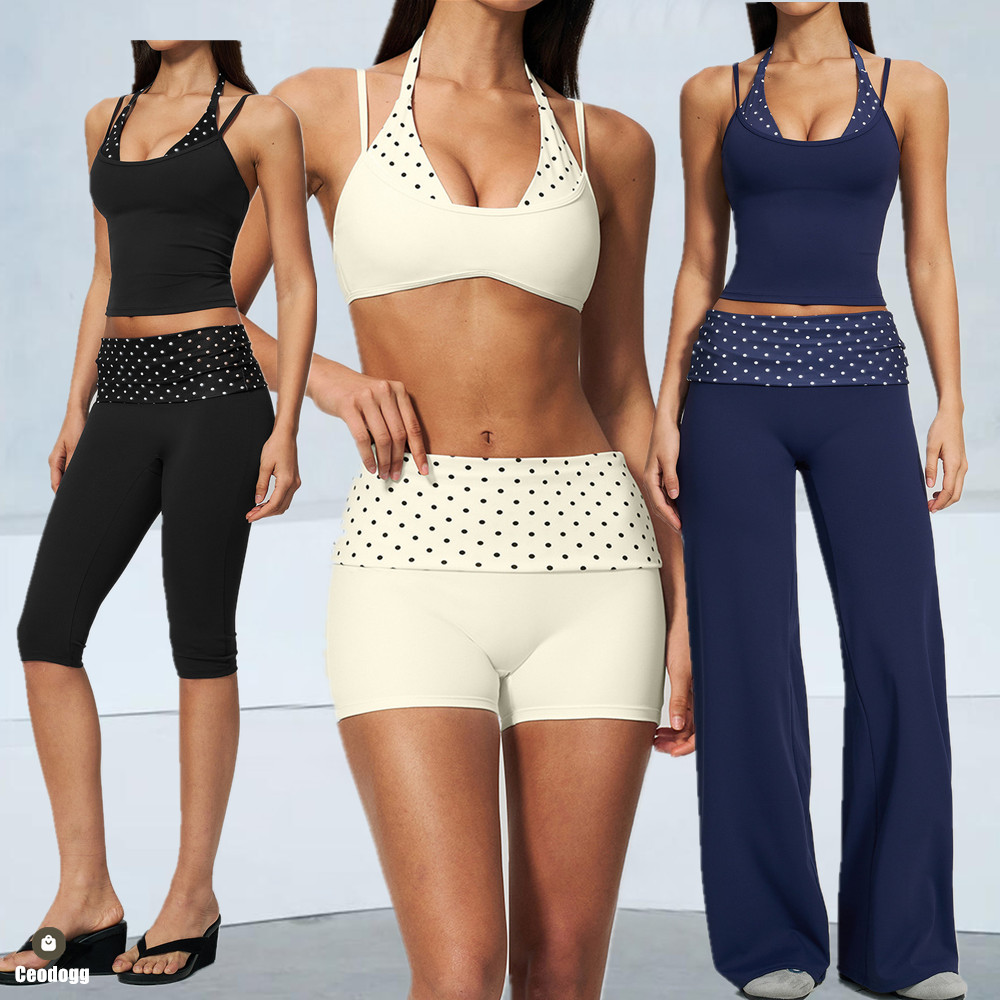 Tank Top Yoga Halter Tali Wani - Pilates Yoga Wrap Top ulasan dan harga