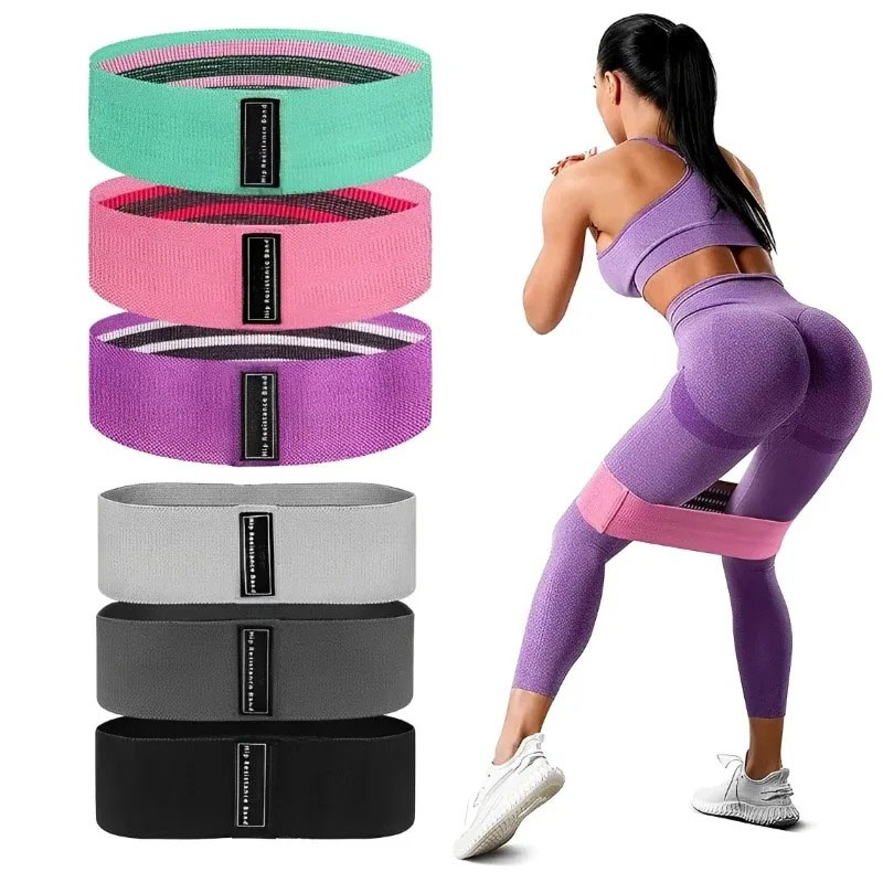 3Pcs Karet Resistensi Pinggul  - Pilates Yoga Circle ulasan dan harga