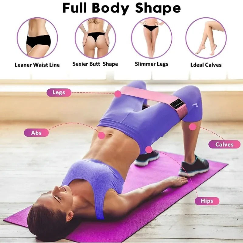 3Pcs Karet Resistensi Pinggul  - Pilates Yoga Circle ulasan dan harga