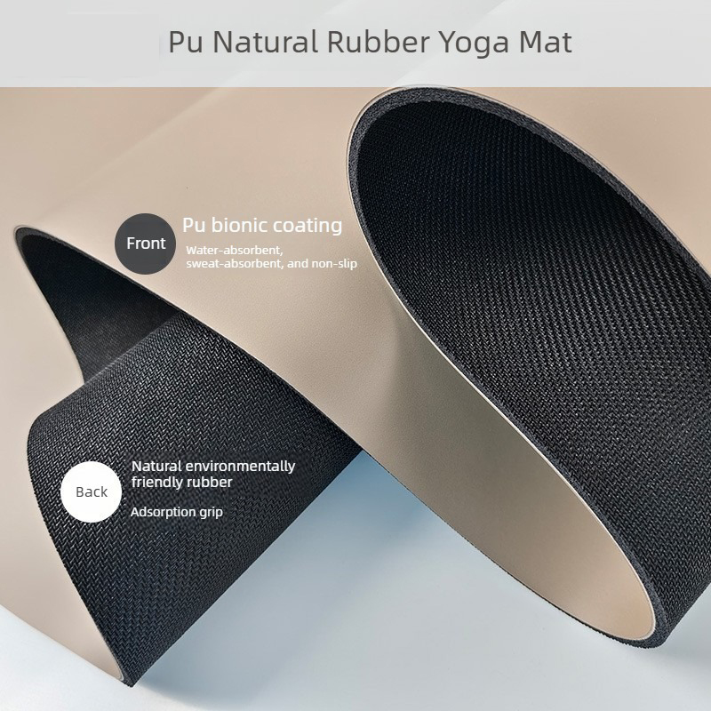 Matras Yoga Karet Alam Oval PU - Pilates Yoga Matte ulasan dan harga