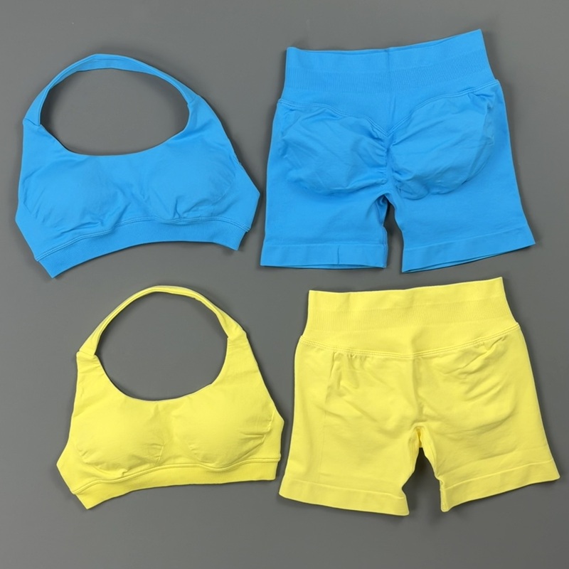 2 Buah Set Olahraga Histello W - Pilates Yoga Wrap Top ulasan dan harga