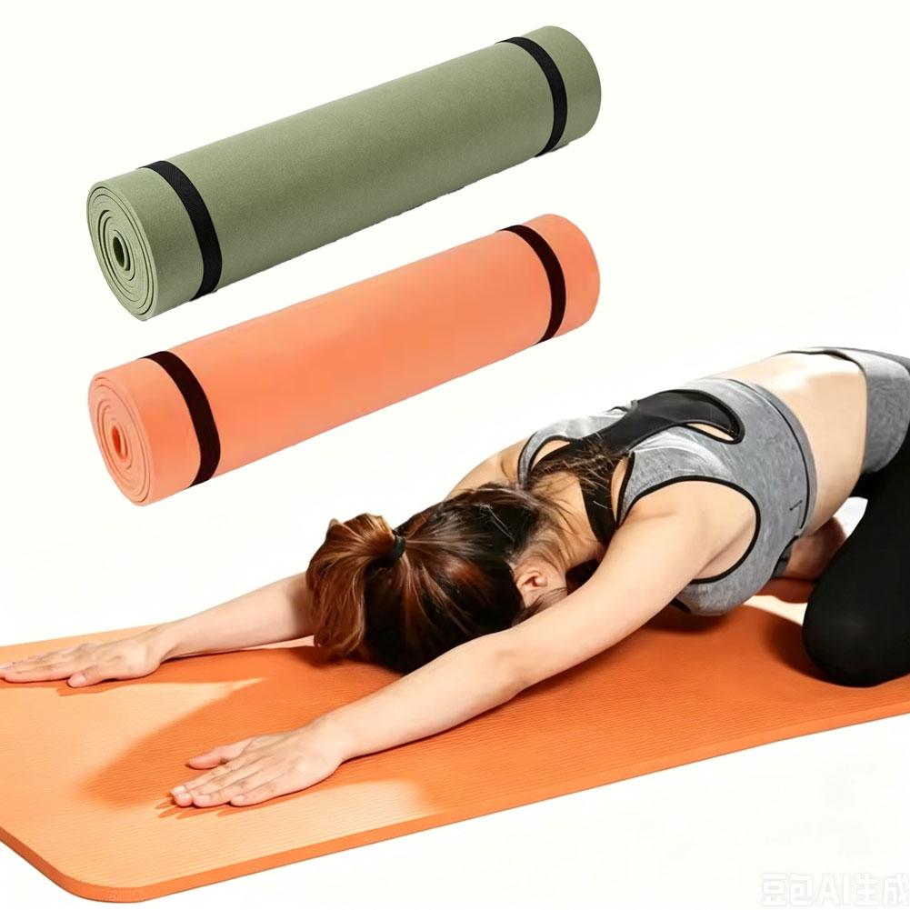 Matras Yoga Tebal Anti-selip M - Pilates Yoga Matte ulasan dan harga