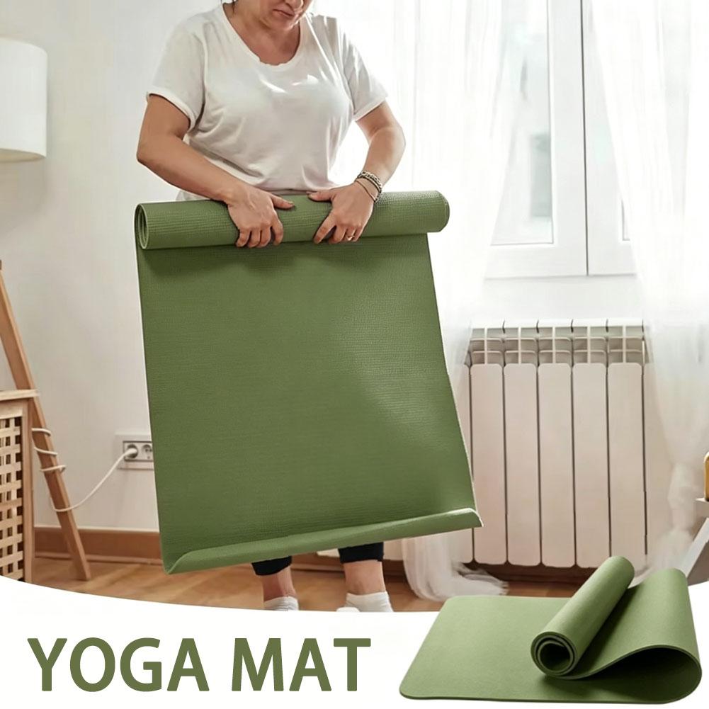 Matras Yoga Tebal Anti-selip M - Pilates Yoga Matte ulasan dan harga