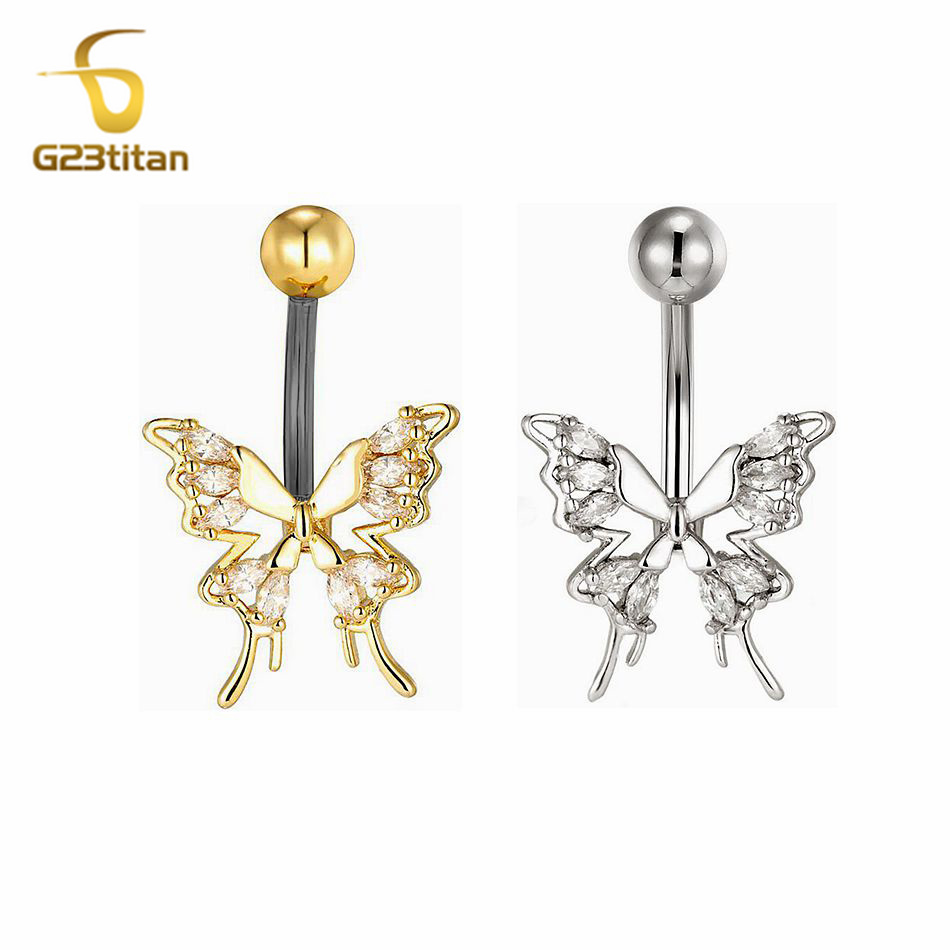 Liontin Cincin Pusar Kupu-kupu - Pilates Yoga Circle ulasan dan harga