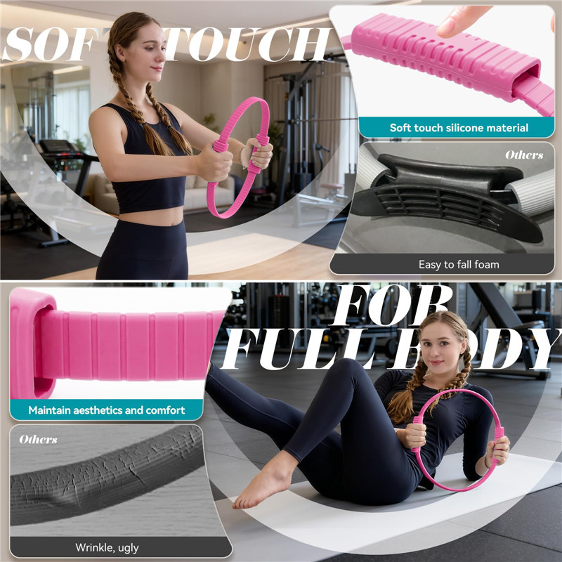 Cincin Yoga Silikon Ramah Ling - Pilates Yoga Circle ulasan dan harga